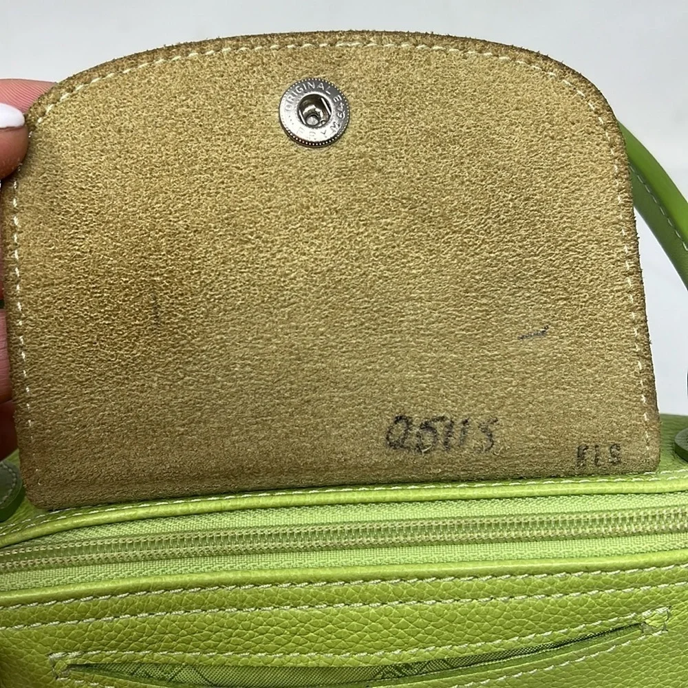 Longchamp Pebbled Leather Small Le Pliage Top Handle Zip Bag - Picture 9 of 13
